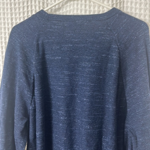 J. Crew Mens XL Navy Blue Cotton Long Sleeve Pullover Crewneck Sweater - Picture 5 of 5